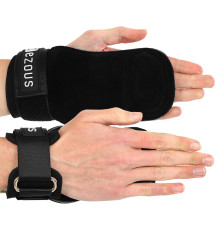 Накладки для підтягування та тяги HAND GRIP THICKER LAYERS EZOUS 2шт чорний