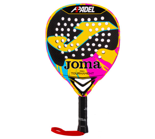Ракетка для падел-тенниса Padel Joma TOURNAMENT PRO малиновый-желтый