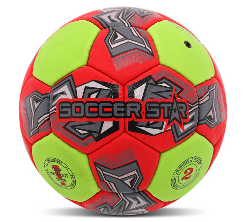 Мяч гандбольный SOCCER STAR размер 2 красный-салатовый