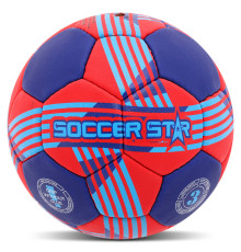 Мяч гандбольный SOCCER STAR размер 3 красный-синий