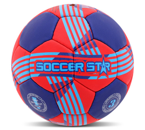 М'яч гандбольний SOCCER STAR розмір 3 червоний-синій