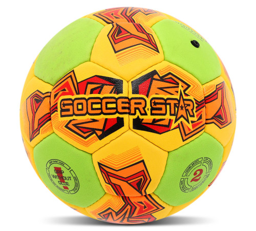 Мяч гандбольный SOCCER STAR размер 2 желтый-салатовый