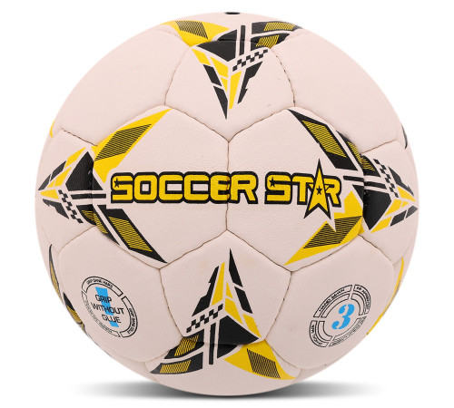 Мяч гандбольный SOCCER STAR размер 3 белый-желтый