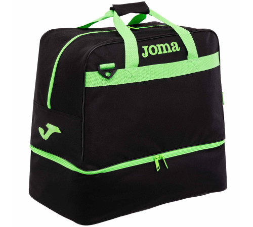 Сумка спортивна Joma TRAINING чорний-зелений