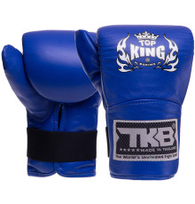 Снарядні рукавички-млинці для боксу шкіряні TOP KING Pro розмір S-XL кольори в асортименті