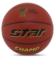 Мяч баскетбольный STAR CHAMP GRIP размер 7 цвета в ассортименте